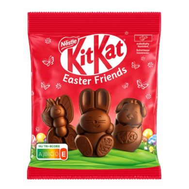 Цукерки KitKat Easter Friends, молочний шоколад, 65г 8000300424850