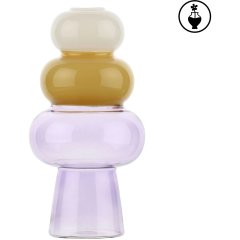 Ваза скляна для однієї квітки ALCHIMIA TOP WHITE &Oslash; 11x22H Rituali Domestici U30266109U00