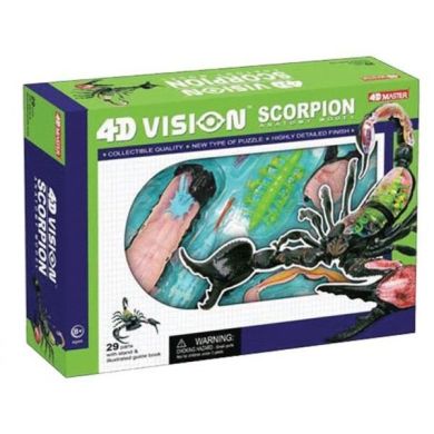 3D Пазл 4D Master анатомічна модель Скорпіона, 29 елементів 26113