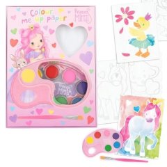 Альбом для розфарбовування з фарбами Princess Mimi Colour Me Up Paper 0412126