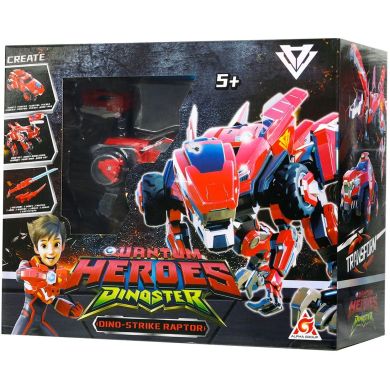 Динозавртрансформер DINOSTER МЕГА ДИНОСТРАЙК РАПТОР EU580805