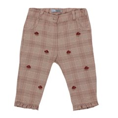 Дитячі штани Dr. Kid картаті з малюнками 9M DK352/OI20