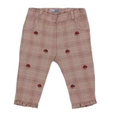 Детские Брюки Dr. Kid в клетку с рисунками 9M DK352/OI20