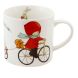 Фарфоровий кухоль Santoro L-Poppi Loves-Велоспорт 830PL02, Білий