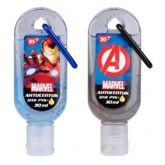 Гель антисептичний YES для рук з карабіном "Marvel.Avengers", 30 мл. YES 707605 5056137161072