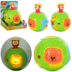 Гра 0778-NL WinFun куля, рухомі деталі, трещітка, 2 реж.гучн., музика, світло, батарейки, кор.