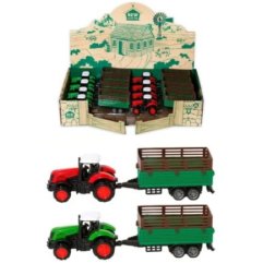 Іграшка DIY TOYS Трактор з причепом в асортименті CJ-4067772