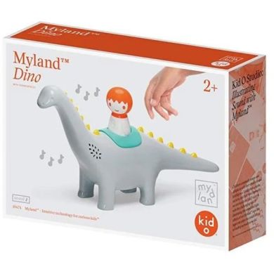 Іграшка Kid O Myland Динозавр і малюк 10474, Сірий