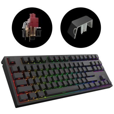 Игровая клавиатура DARK PROJECT Pro KD104A Gateron Optical 2.0 Red DP-KD-104A-000210-GRD 