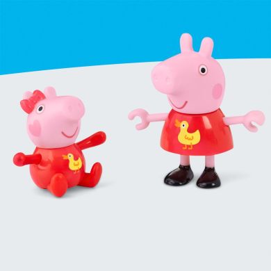 Игровой набор PEPPA FIGURINES серии Моменты с Пеппой &ndash; СЕСТРИЧКИ НА ПРОГУЛКЕ G0528