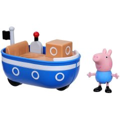 Ігровий набір Peppa Корабель дідуся Пеппи (корабель, фігурка Джорджа) Peppa Figurines F2741