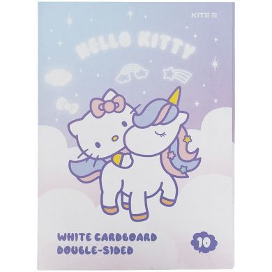 Картон білий Kite Hello Kitty , А4, 10 аркушів, папка HK21-254