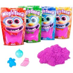 Кінетичний пісок STRATEG Magic sand в пакеті 39402-4 фіолетовий, 0,350 кг