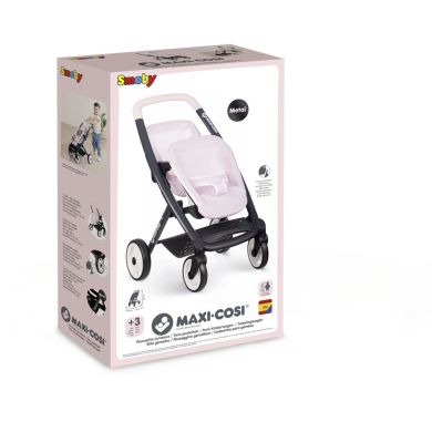 Коляска для ляльок-двійнят Maxi-Cosi Рожева перлина, 54х38,5х64 см 7600253221