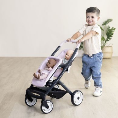 Коляска для ляльок-двійнят Maxi-Cosi Рожева перлина, 54х38,5х64 см 7600253221