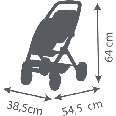 Коляска для ляльок-двійнят Maxi-Cosi Рожева перлина, 54х38,5х64 см 7600253221