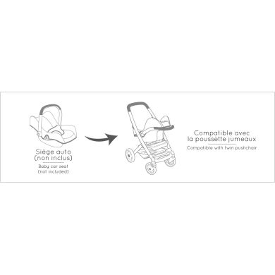 Коляска Maxi-Cosi&Quinny для близнюків М'ята, 52х38,5х64 см, 3+ 253220