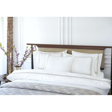 Комплект постіль SIENNA WHITE-SILVER, евророзмір PEPPERHOME SIENNA 0146, евророзмір