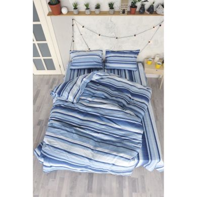 Комплект постільної білизни євро SoundSleep Stripes ранфорс 93119511, євророзмір