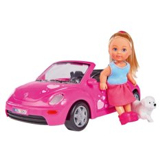 Лялька Єва на машині New Beetle Simba 5731539