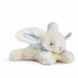 Мягкая игрушка Doudou Bonbon Кролик с синим бантиком 16 см DC3376