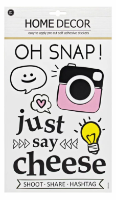 Набор декоративных наклеек Home Decor Just Say Cheese 210x300 мм 22972
