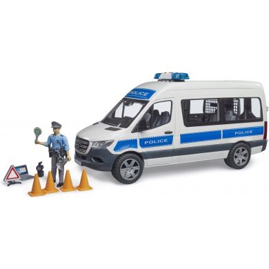 Набор игрушечный Полицейский автомобиль MB Sprinter с полицейским и аксессуарами Bruder 02683