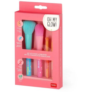 Набір із 4 пензлів для макіяжу OH MY GLOW! Дейзі Legami MUBS0004