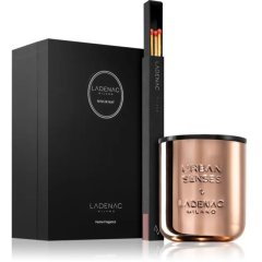Набір Ladenac Urban Senses Rose Gold ROSE DE NUIT свічка в банці 200 г + сірники + тарілка Zamak Ladenac 02000100048