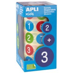 Набор лент с цветными стикерами ApliKids Ассорти 20 мм 15127