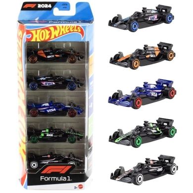 Набір з 5 базових болідів &laquo;F1 2024&raquo; Hot Wheels JGF58