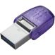 Накопитель Kingston 128GB USB 3.2 Type-A Gen1 + Type-C DT microDuo 3C R200MB/s DTDUO3CG3/128GB