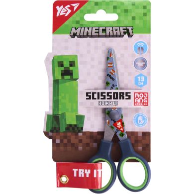 Ножиці Yes Minecraft 13 см, з принтом на лезі 480470