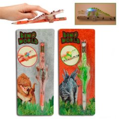 Олівець простий Dino World з динозавром і підсвічуванням в асортименті 45401
