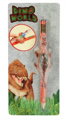 Олівець простий Dino World з динозавром і підсвічуванням в асортименті 45401
