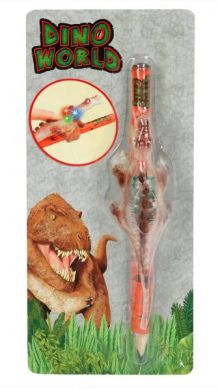 Карандаш простой Dino World с динозавром и подсветкой в ассортименте 45401