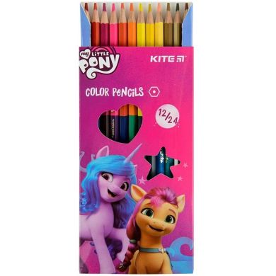 Олівці кольорові двосторонні, 12 шт. My Little Pony Kite LP22-054