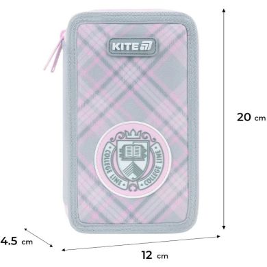 Пенал Kite 2 від., без наповнення 623 College Line K26-623-1