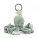 Подвеска мягкая игрушка Осьминог Jellycat (Джелликэт) Little 13x16 ODY2AT, Бирюзовый