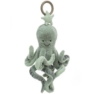 Подвеска мягкая игрушка Осьминог Jellycat (Джелликэт) Little 13x16 ODY2AT, Бирюзовый