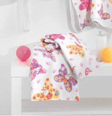 Полотенца BUTTERFLY набор 2шт (60*100, 40*60), multicolor 23578/0200