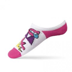 Шкарпетки дитячі підcлідок V&T 024-648 Губи POP 18, Білий 4823103423165