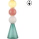 Ваза скляна для однієї квітки ALCHIMIA TOP YELLOW &Oslash; 9.5x33H Rituali Domestici U30265109U00