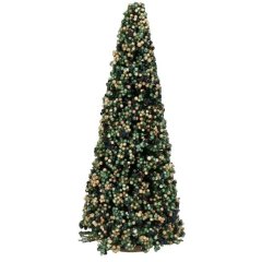 Ялинка новорічна BOLAS, пластик, H20 см, темно-зелена, арт.39477-DGE-05