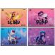 Зошит для малювання, 12 аркушів, скоба, УФ лак + глітер, My Little Pony LP23-241 Kite LP23-241