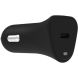 Автозарядка Griffin PowerJolt USB-C 18W с кабелем USB-C to Lightning GP-083-BLK