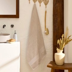 Банний рушник Karaca Home Lustar, 80x150 см, бежевий 1000252117001, 80 x 150