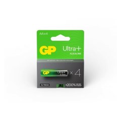 Батарейка GP Ultra Plus Alkaline 1,5V (LR6) щелочная 15AUP21-SB4 блистер 4 шт в упаковке 4891199203923