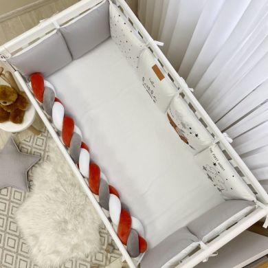 Бортики Арт Дизайн бортик + коса + простирадло Морква Msonya 0739630