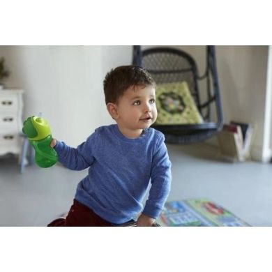 Чашка з трубочкою Philips Avent 12 міс + зелена 300 мл SCF798/01, Зелений